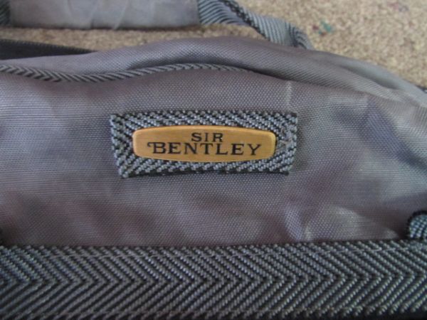 SIR BENTLEY SOFT SUITCASE AND OVERNIGHT BAG WITH BEANIE BABIES