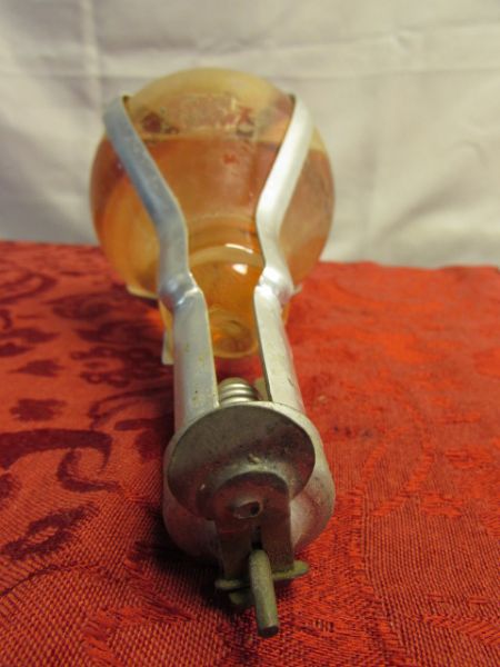 WWII RED COMET GLASS GRENADE STYLE FIRE EXTINGUISHER
