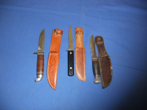 THREE OLD KNIVES 