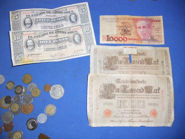 FOREIGN COIN AND PAPER