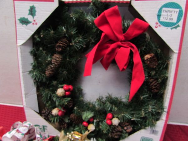 HOLIDAY WREATHS  FOR BOTH YOUR DOORS