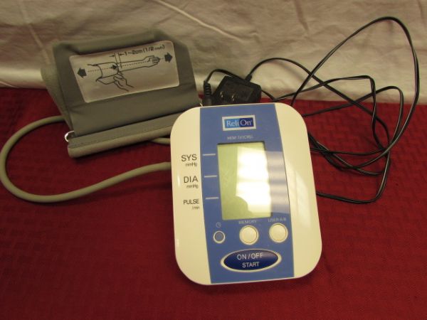 HOME HEALTH - SCALE, BLOOD PRESSURE MONITOR, HEATER & MORE