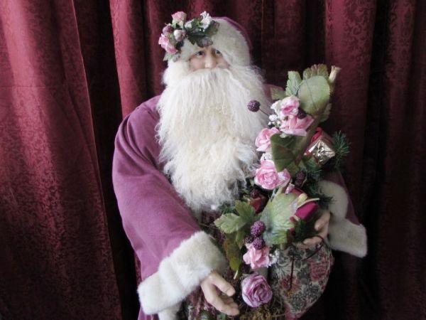 WONDERFUL FOUR FOOT TALL FATHER CHRISTMAS 