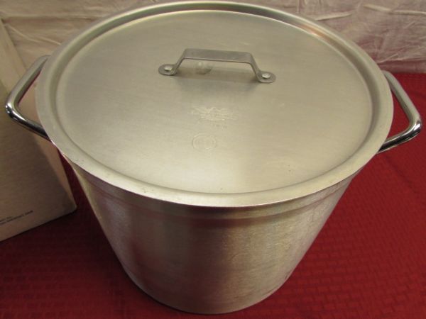 EAGLEWARE 20 QT. COVERED STOCKPOT & CANNING SUPPLIES