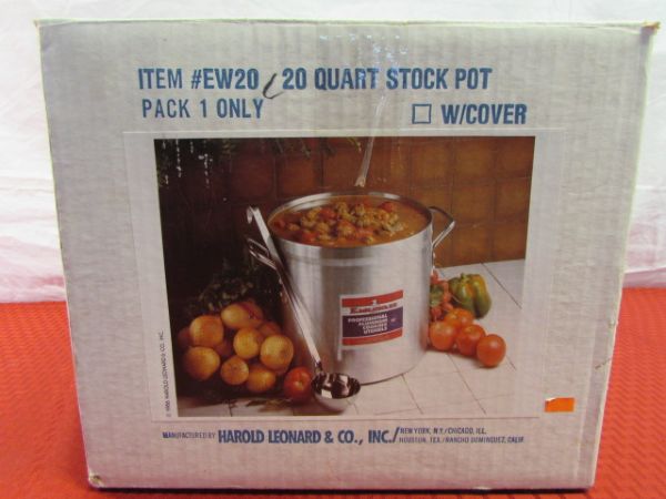 EAGLEWARE 20 QT. COVERED STOCKPOT & CANNING SUPPLIES