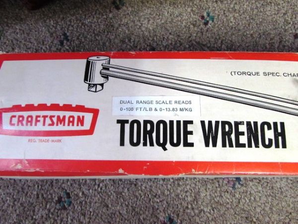 1/2 DRIVE CRAFTSMAN TORQUE WRENCH
