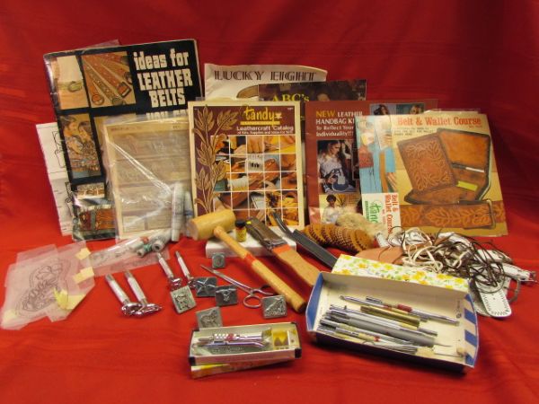 LEATHERCRAFT SUPPLIES - OMEGA UTILITY KNIFE, STAMPS, TOOLS, PATTERNS & MORE