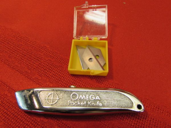 LEATHERCRAFT SUPPLIES - OMEGA UTILITY KNIFE, STAMPS, TOOLS, PATTERNS & MORE