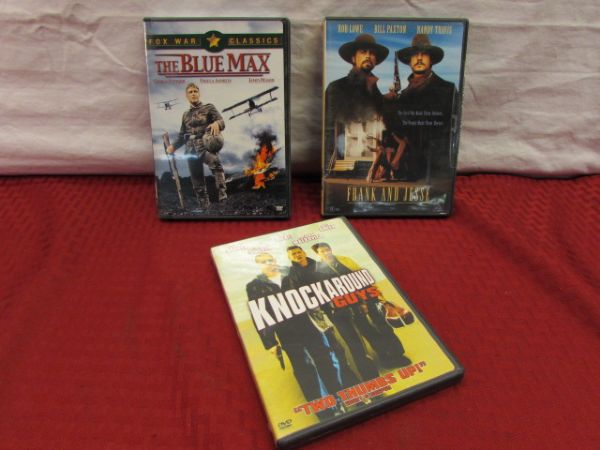 OVER 15 GREAT DVD'S - SOME DOUBLE DISC SETS