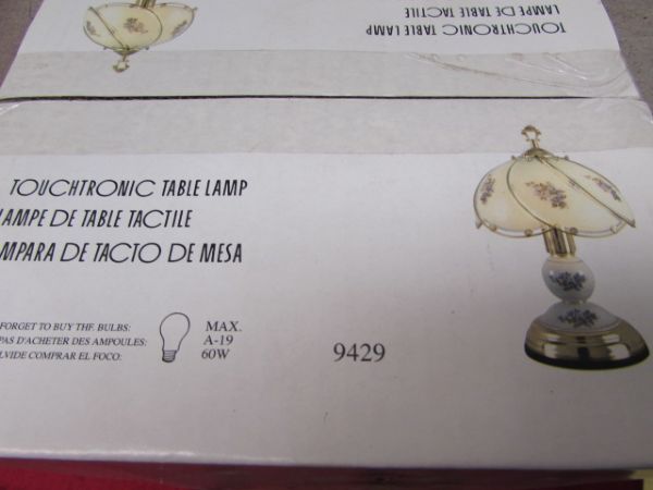 TOUCHTRONIC TABLE LAMP NEVER USED - IN THE BOX