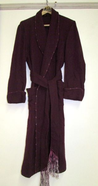 HIS -  HANDSOME 100% WOOL BATHROBE SIZE SMALL