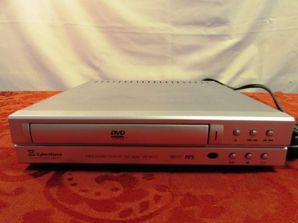DVD & CD PLAYER WITH DOLBY DIGITAL SOUND & PROGRESSIVE SCAN VIDEO