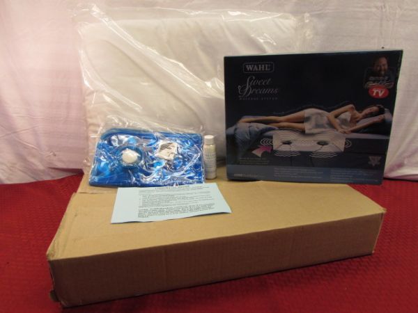 SWEET DREAMS - WAHL MASSAGE SYSTEM & 2 GEL PILLOWS!  NEW!