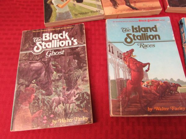 SET OF 8 SOFT COVER BLACK STALLION BOOKS BY WALTER FARLEY