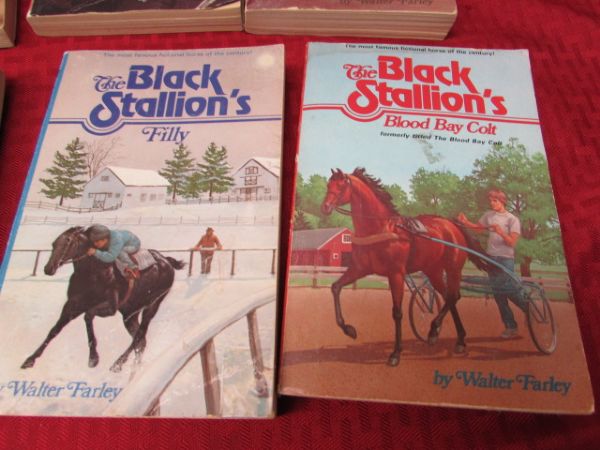 SET OF 8 SOFT COVER BLACK STALLION BOOKS BY WALTER FARLEY