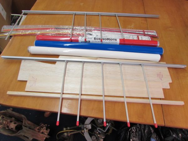 TOP FLITE ECONO-KOTE ADHESIVE AIRPLANE COVER, WOOD, RODS, WALL MOUNTS & MORE