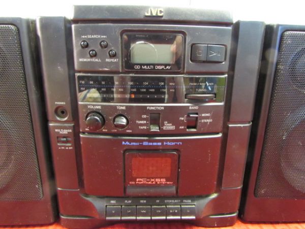 JVC PORTABLE CD SYSTEM PC-X55
