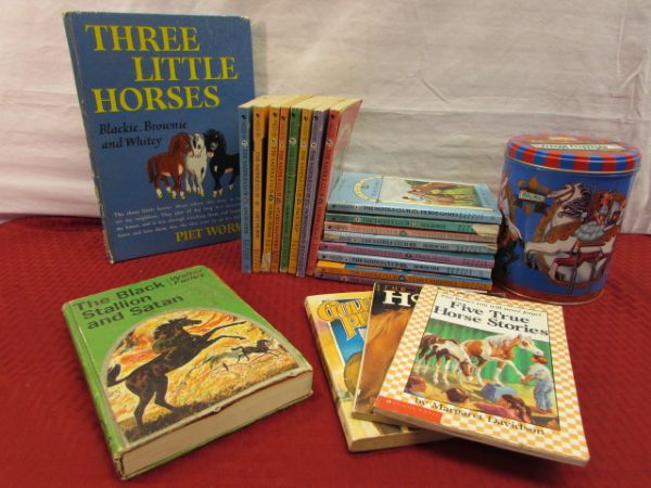 FOR THE YOUNGSTER WHO LOVES HORSES - WONDERFUL COLLECTION OF OVER 20  HORSE STORIES