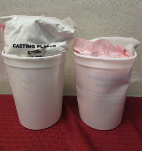 TWO CASTING POWDER, MOLDING KITS - NEVER USED