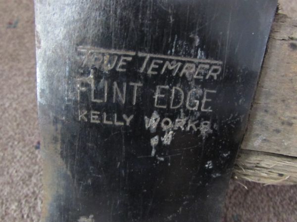 TRUE TEMPER FLINT EDGE KELLY WORKS DOUBLE BIT AXE