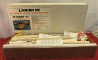 LANIER RC STINGER 40 SUPER FLYING SPORT MODEL AIRPLANE - NEW IN BOX 