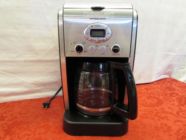 VERY NICE CUISINART EXTREME BREW 12 CUP PROGRAMMABLE COFFEE MAKER