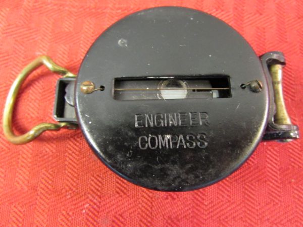 VINTAGE ENGINEERS COMPASS 