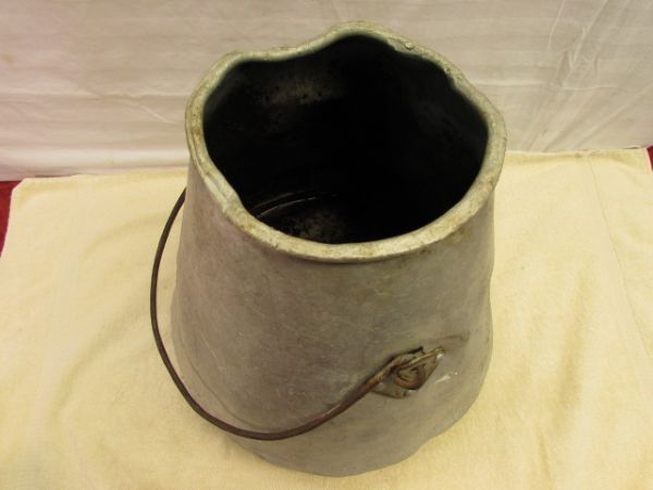 SUPER COOL RUSTIC BUCKET WITH UNIQUE SHAPE