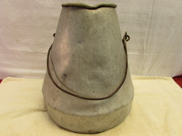 SUPER COOL RUSTIC BUCKET WITH UNIQUE SHAPE