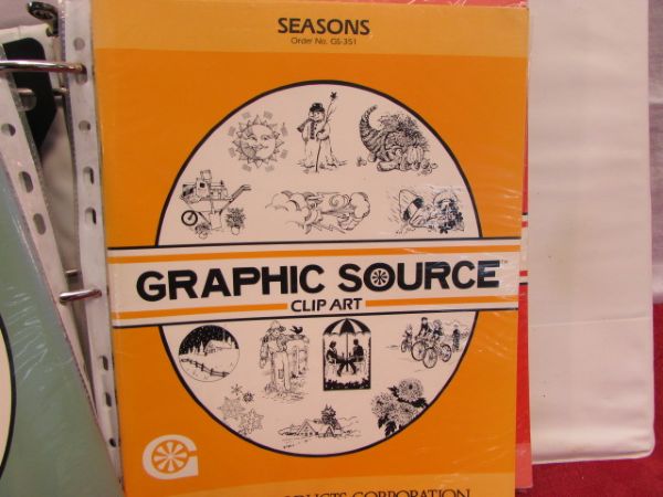 THIRTY AWESOME CLIP ART BOOKS 
