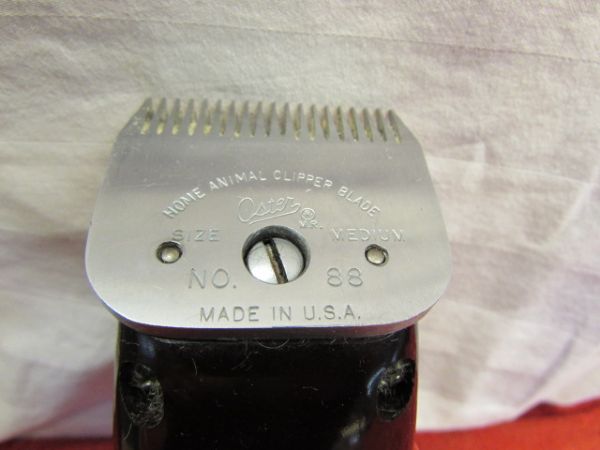 WORKING VINTAGE OSTER ELECTIC DOG CLIPPER - NICE 