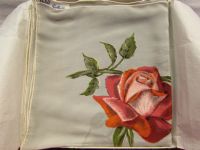 BEAUTIFUL VINTAGE HAND PAINTED SCARF STILL IN GIFT BOX 