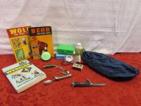 SCOUTS HONOR - VINTAGE  SCOUT POCKET KNIVES, BOOKS, COMPASS & MORE