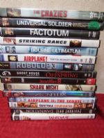FIFTEEN DVDS SCARY, FUNNY & ACTION ADVENTURE