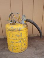 VINTAGE YELLOW GAS CAN