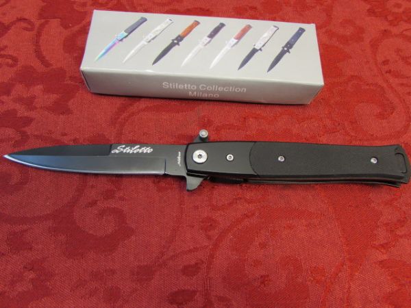 NEW IN BOX STILETTO COLLECTION MILANO KNIFE 