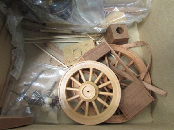 OUT WEST CRAFT PROJECTS - STAGE COACH LAMP & WOOD MODEL