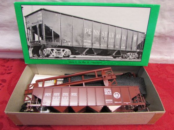 THREE NEW IN BOX HO GAUGE TRAIN CARS FROM ACCURAIL & BOWSER 
