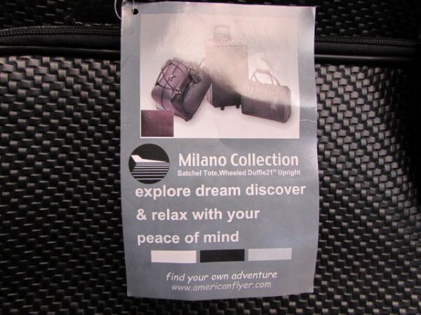 SUMMER TRAVEL PLANS?  2 PIECE MILANO LUGGAGE SET FOR  - ONE NEW, ONE GENTLY USED 