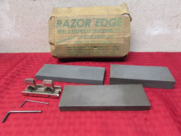 RAZOR EDGE KNIFE & ARROWHEAD SHARPENING SYSTEM