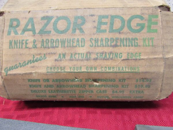 RAZOR EDGE KNIFE & ARROWHEAD SHARPENING SYSTEM