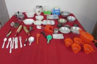 PLAYHOUSE KITCHEN APPLIANCES & DISHWARE FOR YOUR FAVORITE LITTLE COOK - SOME VINTAGE
