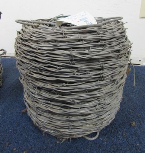 TWO ROLLS OF BARBED WIRE