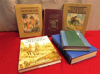 WONDERFUL ANTIQUE & VINTAGE BOOKS - 1906 EDITION OF HUNTERS & TRAPPERS GUIDE, HISTORY OF THE PACIFIC NORTHWEST & MORE