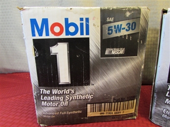 FULL CASE OF MOBIL 1 5W-30 MOTOR OIL