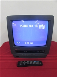 GREAT TV/VCR COMBO FOR A KIDS ROOM OR AN RV
