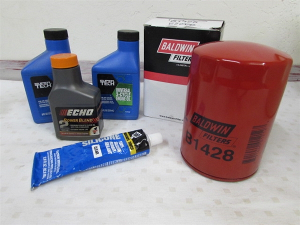 TAKE CARE OF YOUR RIDE INSIDE & OUT - TUB FULL OF AUTOMOTIVE SUPPLIES, 