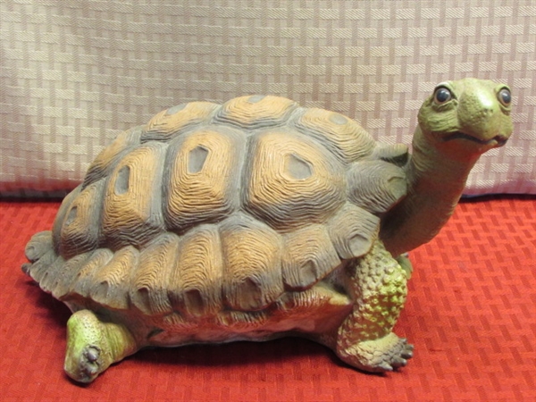 ADORABLE TORTOISE STATUE LOOKING FOR NEW HOME 