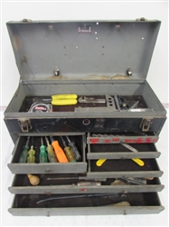 SEVEN DRAWER TOOL BOX WITH SCREWDRIVERS, SOCKETS & LOTS MORE!