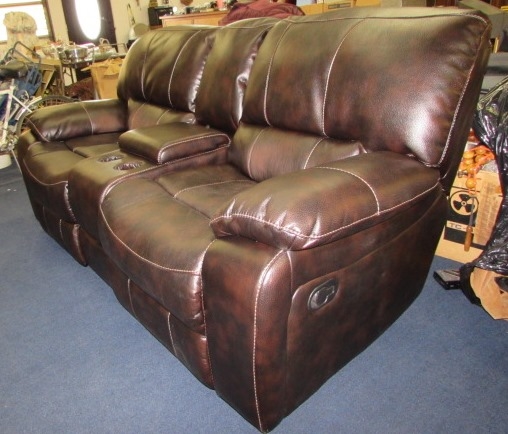 AWESOME DOUBLE RECLINER WITH POWER ACCESS & USB CENTER CONSOLE 
